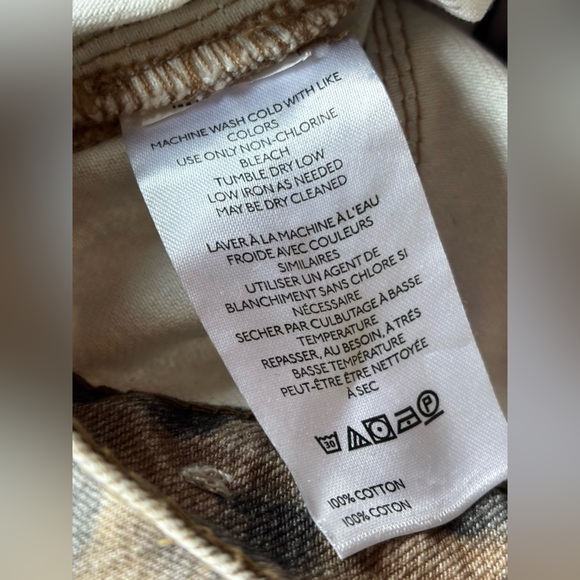 Free People We The Free Good Luck Barrel Jeans | Leopard Print | 31 - Picture 5 of 13